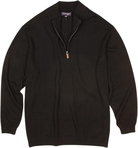 Quarter Zip Mock Neck Pullover